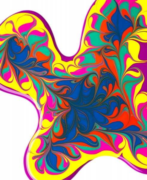 Photograph Dennis Pedersen Psychedelic Varnish on One Eyeland